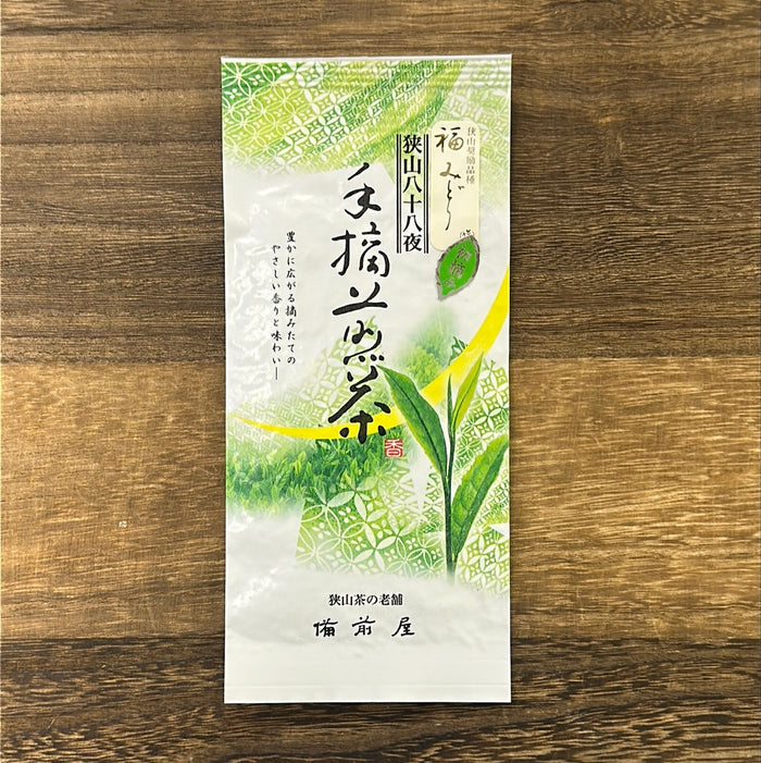 #0244.S2 Bizenya: Handpicked Sayama Sencha, mid-April Harvest 新茶野木園ふくみどり一芯三葉摘み