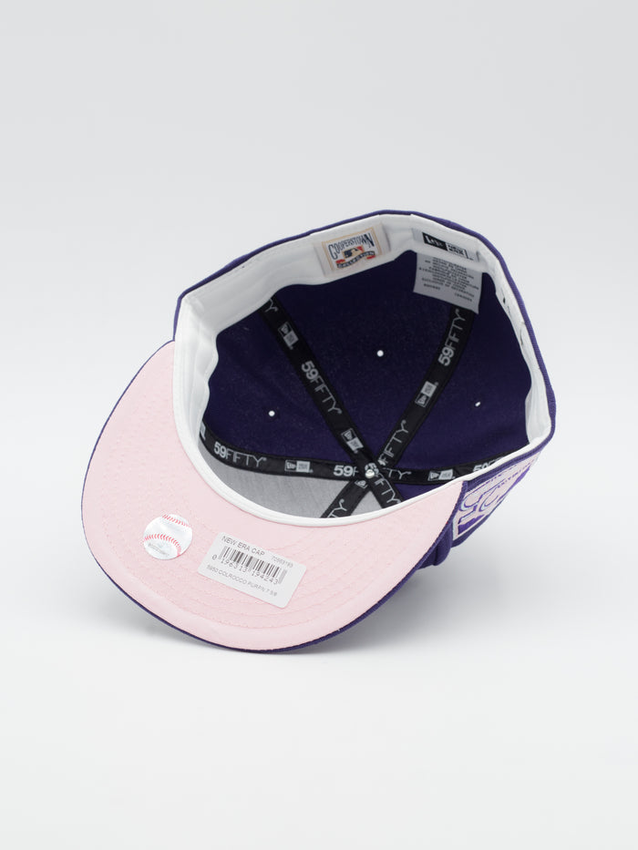 59Fifty 25th Colorado Rockies Purple/Pink