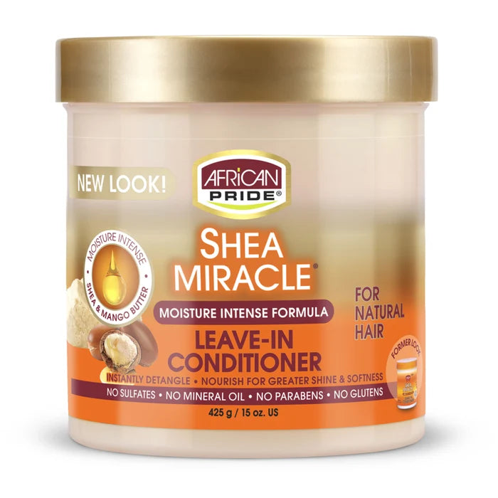 African Pride Shea Miracle Leave in Conditioner 15oz