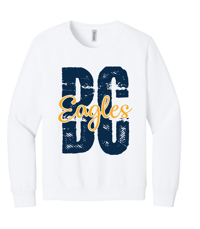 BC Eagles Distressed Crewneck Sweatshirt