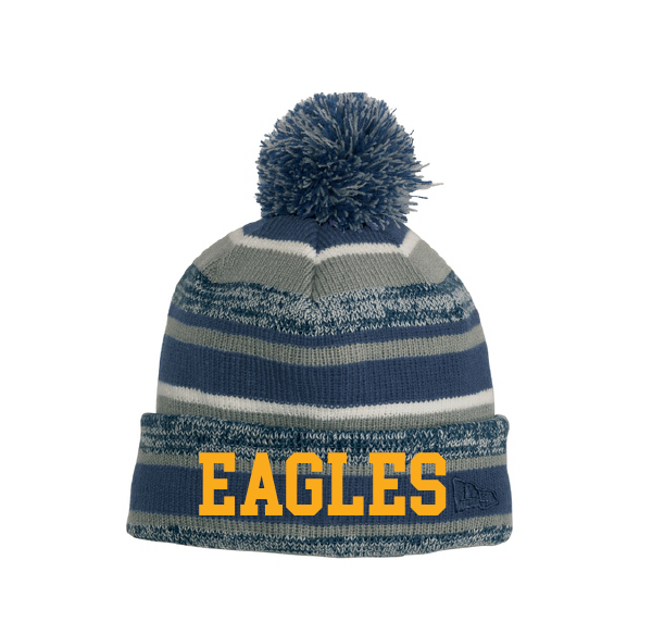 BCHS Eagles New Era Pom Beanie