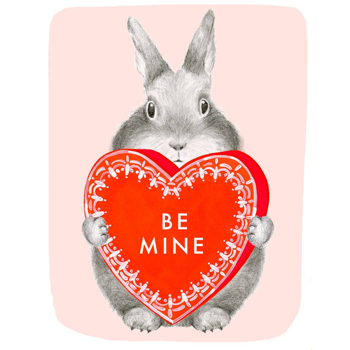 Be Mine Bunny Card