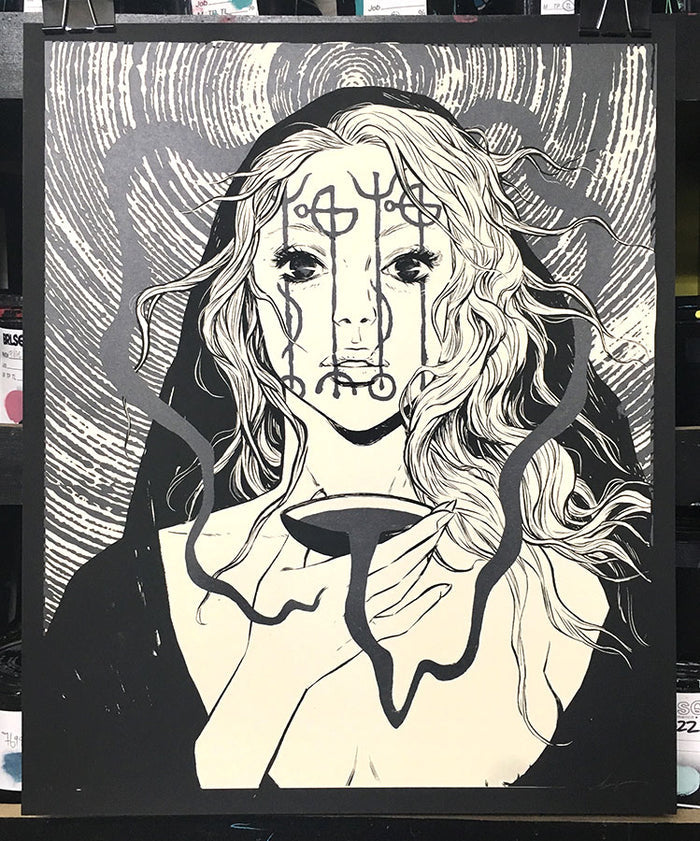 Becky Cloonan: Draumstafir Whitewash variant