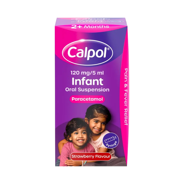 Calpol Infant 2+ Months Oral Suspension (Strawberry) 140ml