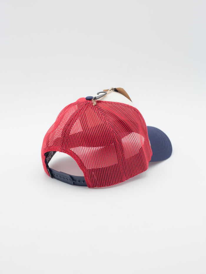 CLA/5 Trucker Beige/Red/Navy