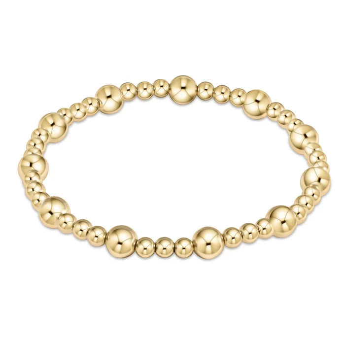 Classic Sincerity Pattern 6mm Bead Bracelet