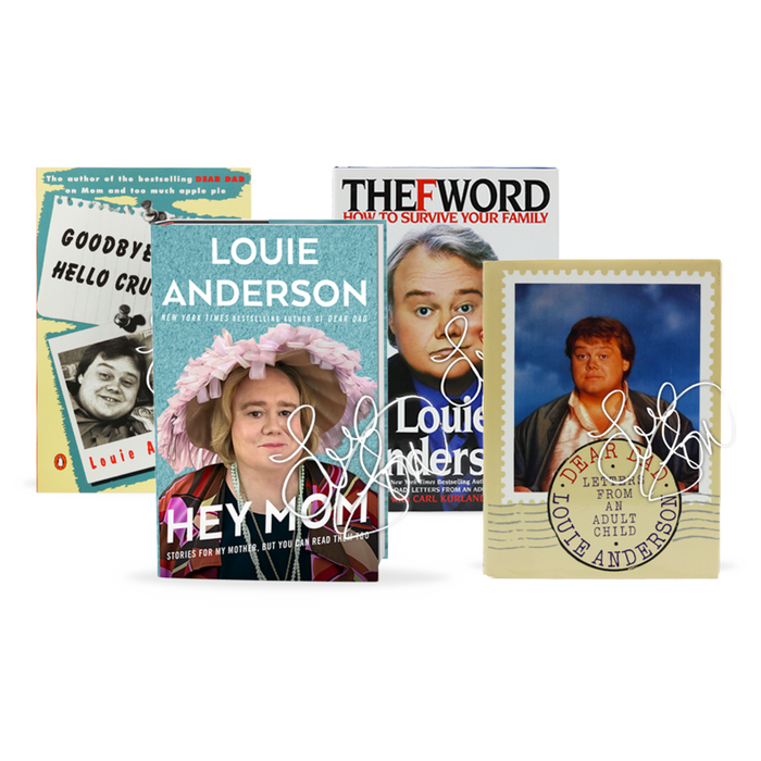 Complete Louie Anderson Book Collection (All Four Books Autographed)