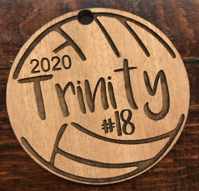 FARMINGTON VOLLEYBALL CLUB CUSTOM PERSONALIZED ORNAMENT