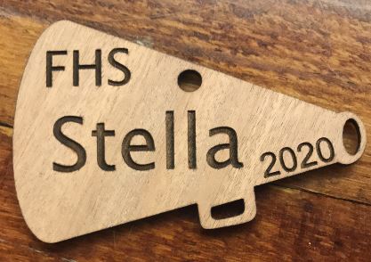 FHS CHEER CUSTOM CHEER ORNAMENT