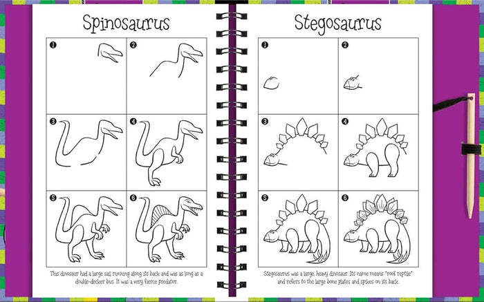 HOM: Scratch & Draw Dinosaurs