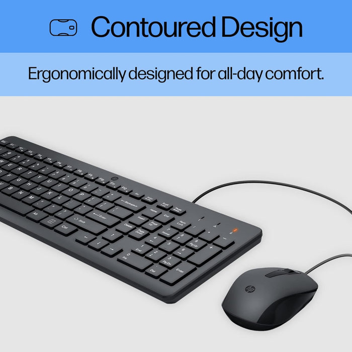 HP 150 Wired Mouse and Keyboard Combination