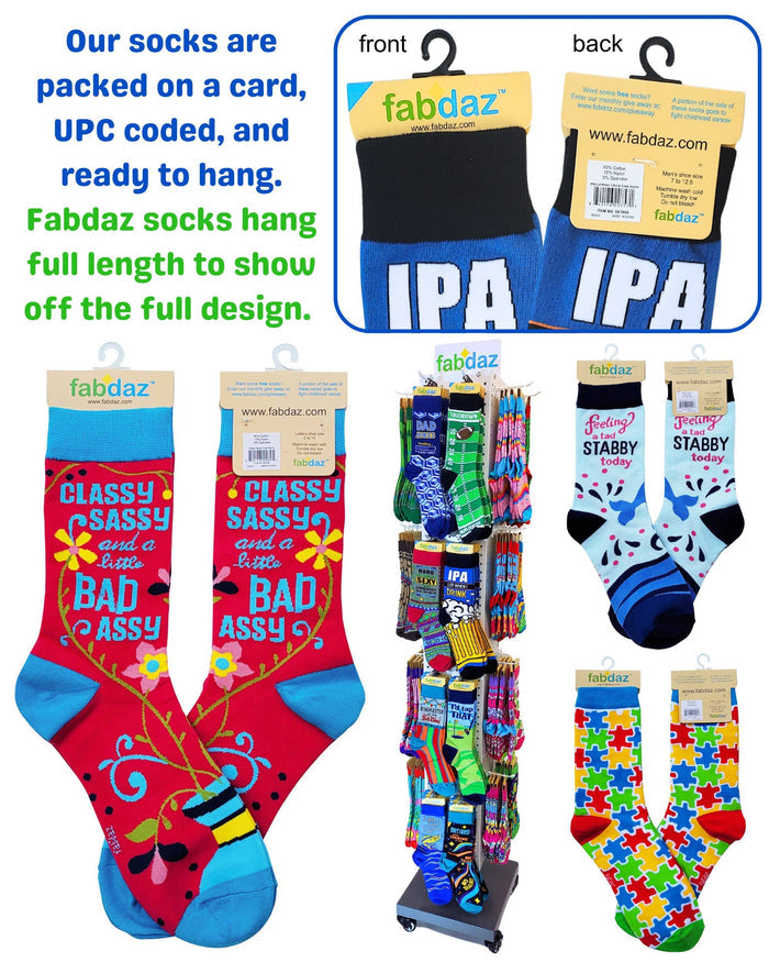 I'm a Proper Fucking Lady Women's Crew Socks