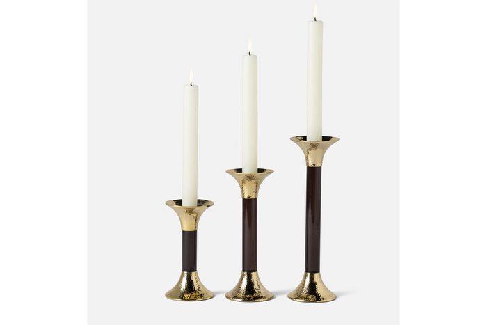 Leopold Candle Holder Smoke
