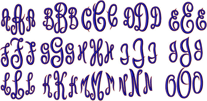 MASTER CIRCLE MONOGRAM OUTLINED