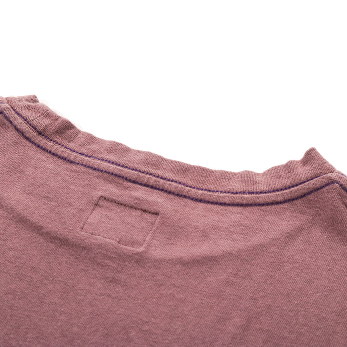 NEEDLES S/S POCKET TEE COTTON JERSEY SALMON