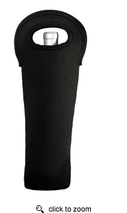NEOPRENE SINGLE BOTTLE WINE TOTE