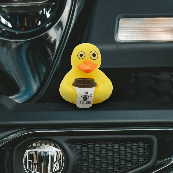 No Thoughts. Just Caffeine Rubber Duck