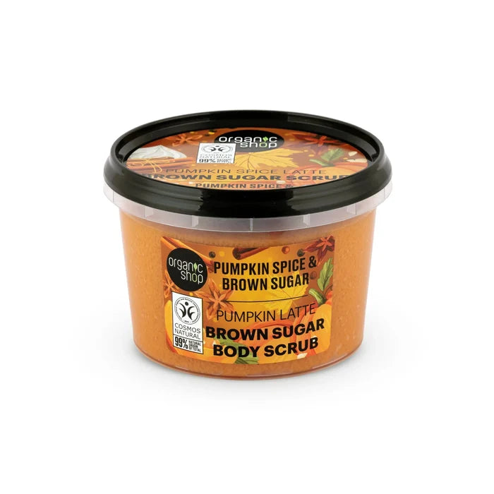 Organic Shop Pumpkin Latte and Brown Sugar Body Scrub 250ml
