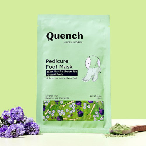 Pedicure Foot Mask with Matcha Green Tea (Pack of 1)