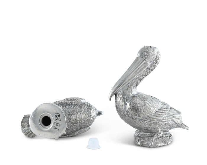 Pewter Pelicans Salt & Pepper Set