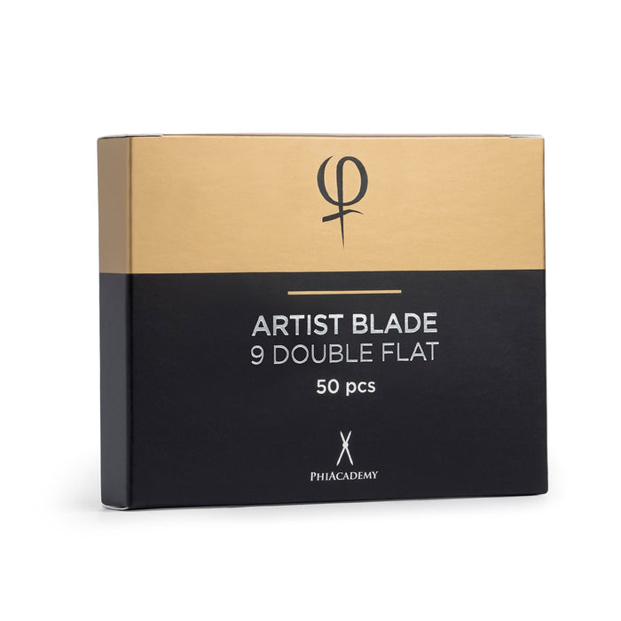 PhiBrows 9-Double-Flat Blades 50pcs