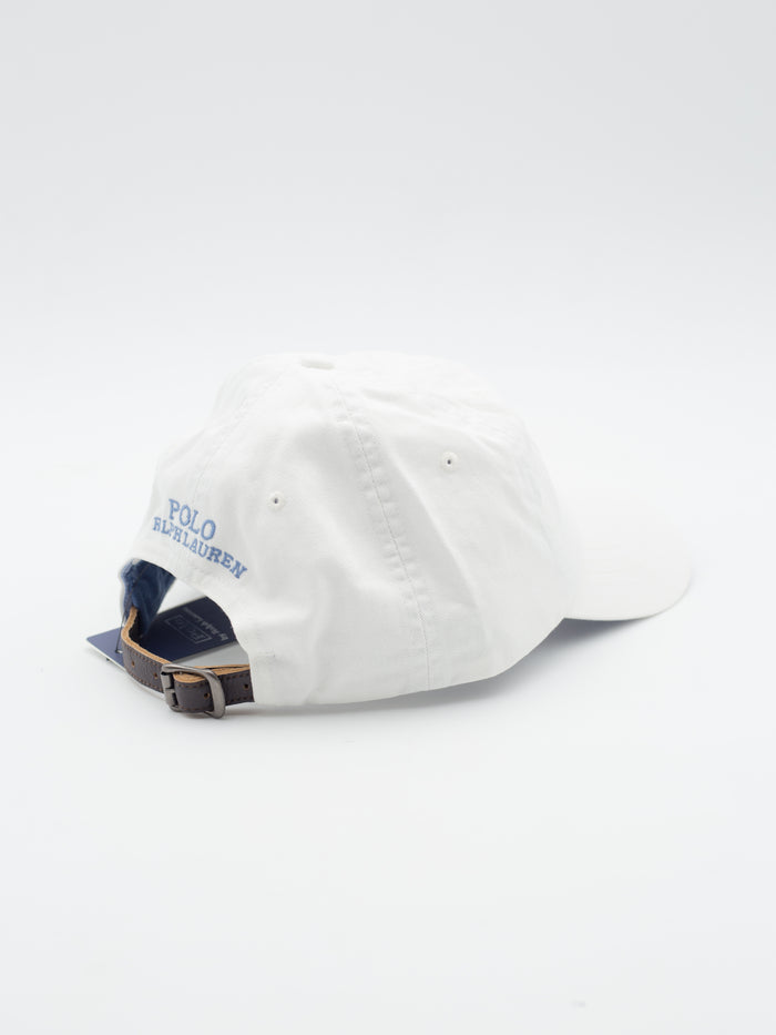 Polo Bear Twill Dad Hat White