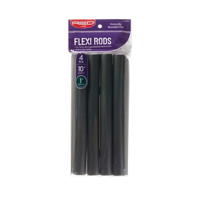 Red by Kiss Flexi Rods 10in x 1in Dark Green 4pc HRF19