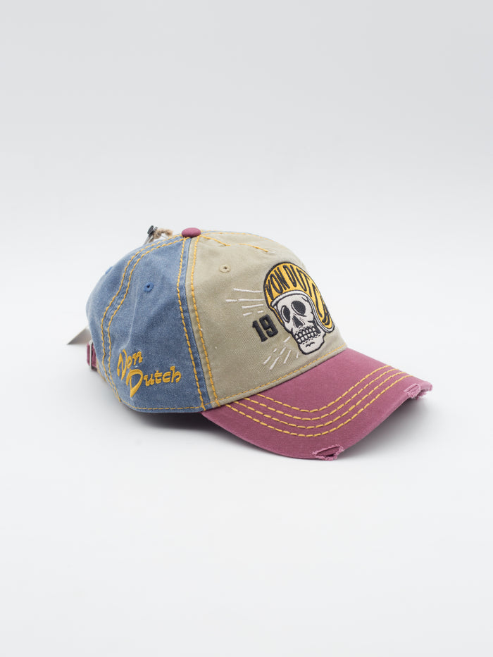Retro/03 Dad Hat Beige/Red/Blue