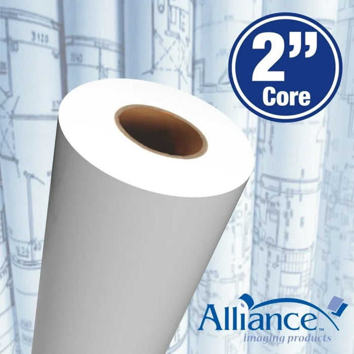 Rollo de papel bond coated Alliance de 36 pulgadas para plotter