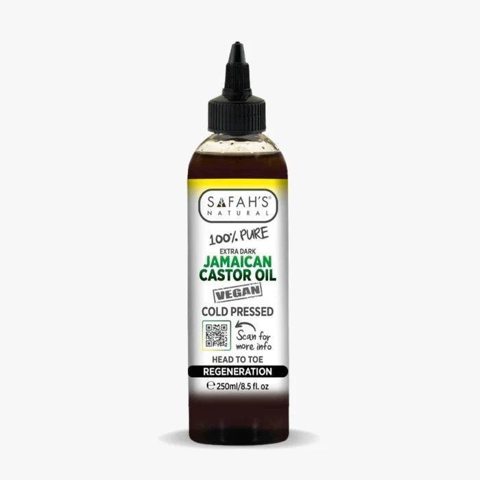 Safahs Natural Pure Extra Dark Jamaican Black Castor Oil 250ml