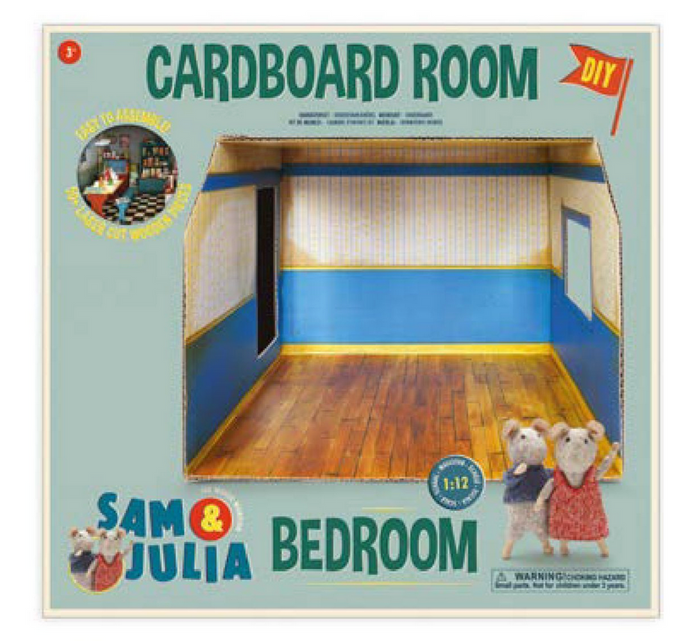 Sam & Julia: Cardboard Room Bedroom