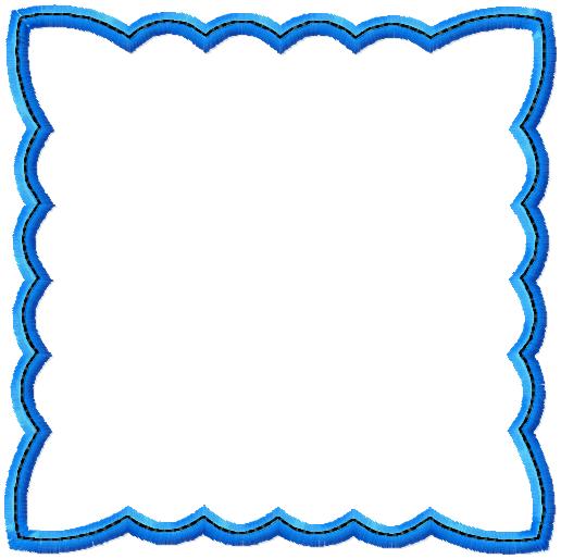 SQUARE SCALLOP COCKTAIL NAPKIN