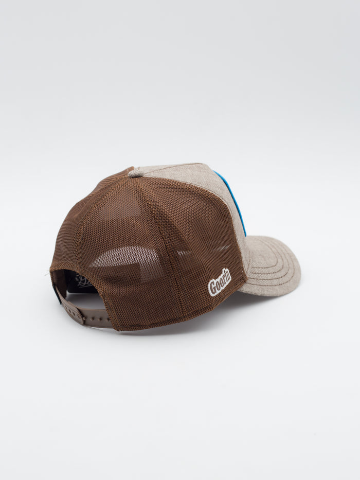 Suited Friend Trucker Brown