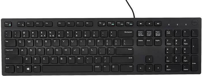 Teclado multimedia Dell - KB216 - español - negro - Panamá