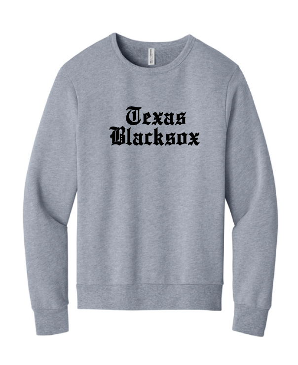 Texas Blacksox Crewneck Sweatshirt - Old English Logo