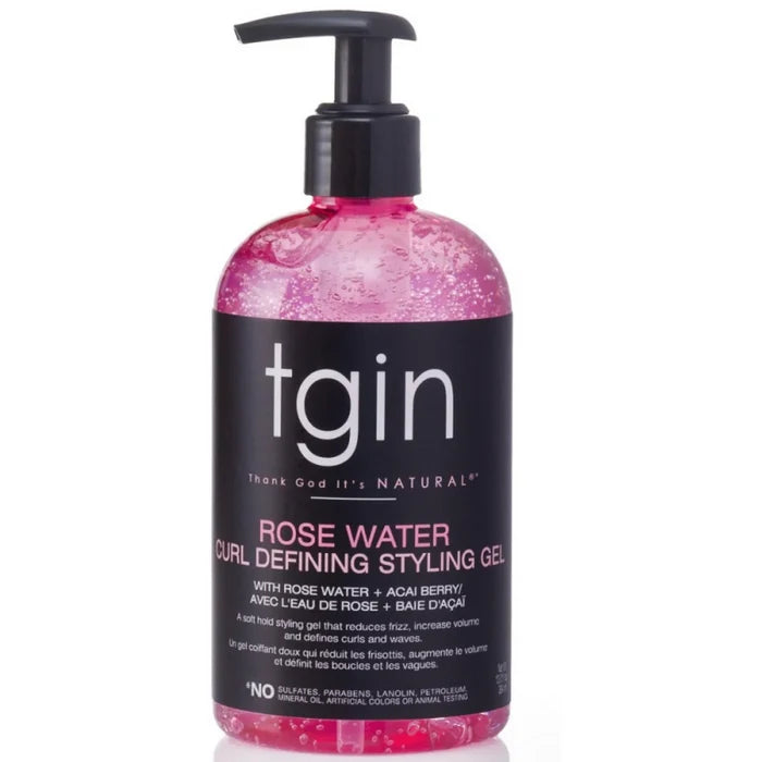 TGIN Rose Water Curl Defining Styling Gel 13oz