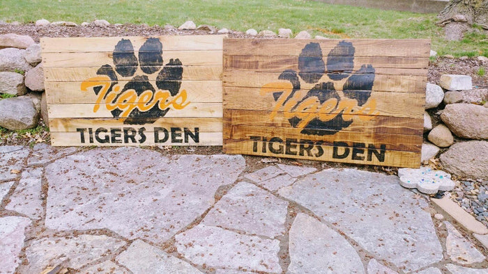 TIGER PALLET SIGN
