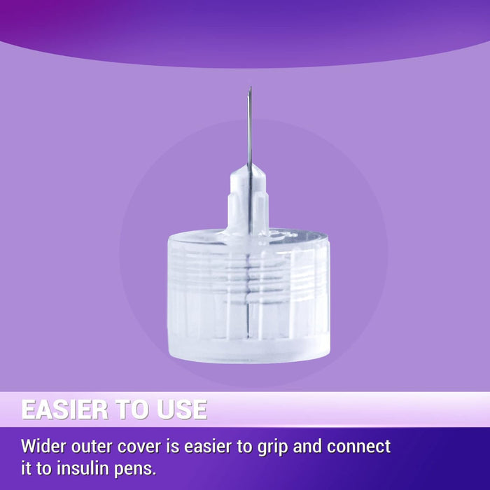 Verifine Insulin Pen Needles 31G x 5mm - Pack of 100, Medical Needles