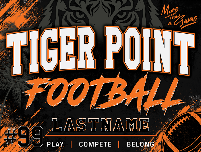 2026 Tiger Point Sports Association Yard Sign Fundraiser