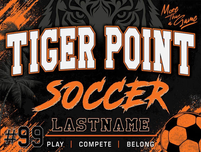 2026 Tiger Point Sports Association Yard Sign Fundraiser