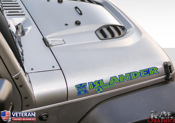 jeep hood decals custom Islander