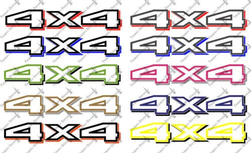 4x4 BED SIDE VINYL DECAL STICKER FOR FORD  F150 F250 F350 F450 SUPERDUTY