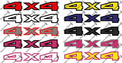 4x4 BED SIDE VINYL DECAL STICKER FOR FORD F150 F250 F350 F450 SUPERDUTY