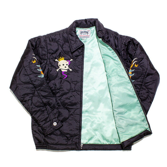 51511 NYLON VIETNAM JACKET (TIGER ) - BLACK