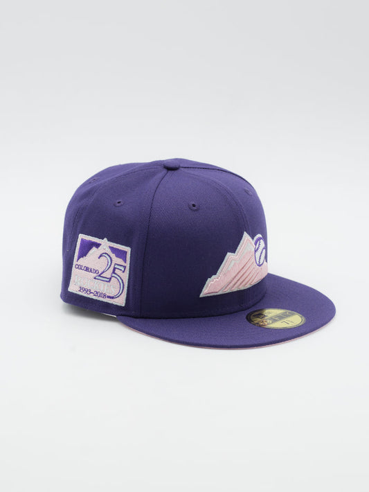 59Fifty 25th Colorado Rockies Purple/Pink