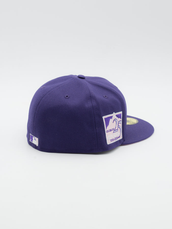 59Fifty 25th Colorado Rockies Purple/Pink
