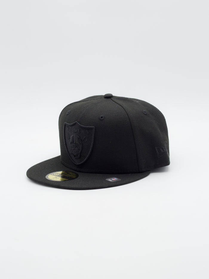 59Fifty Raiders Las Vegas Black/Black - La Tienda de las Gorras