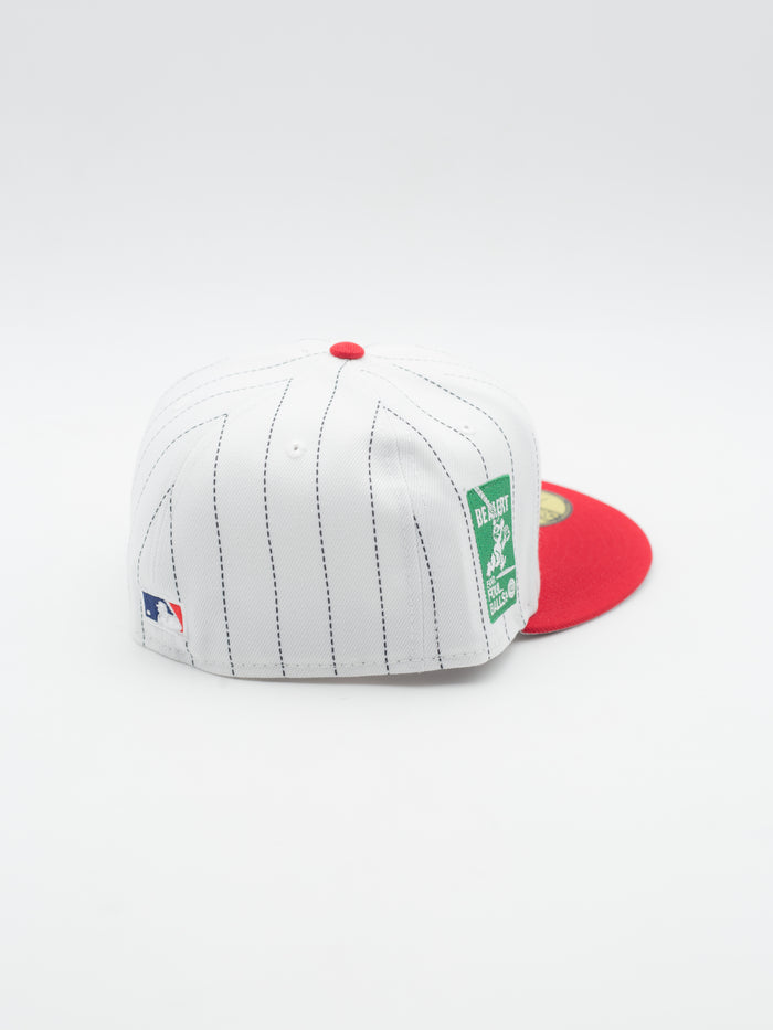 59FIFTY Pinstripe Chicago Cubs White/Red