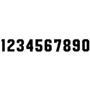 6" Regular Stencil #0         6000