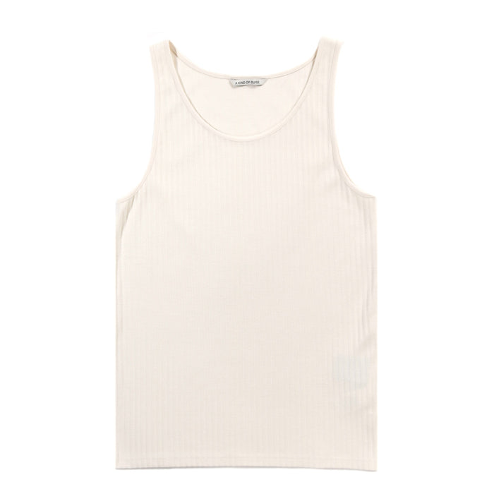 A KIND OF GUISE TOMASO TANKTOP ALMOND AJOUR